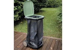 Affaldsstativ i genbrugsplast