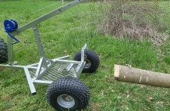 ATV tømmervogn med kran
