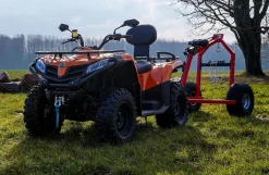 ATV tømmervogn til træstammer