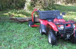 ATV tømmervogn til træstammer