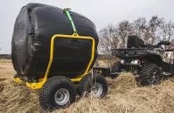 ATV trailer til wrapballer og rundballer