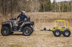 ATV trailer til wrapballer og rundballer
