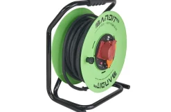 Bandit kabeltromle, 25 m ledning - med 400V udtag