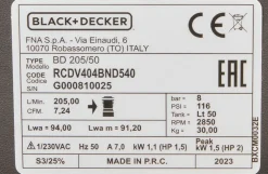 Black & Decker kompressor 2 HK 50 liter