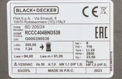 Black & Decker kompressor 2 HK 24 liter