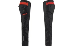 Blåkläder bukser med stretch, industri, sort-rød - 4XL