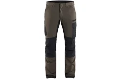 Blåkläder bukser med stretch, service, olivengrøn-sort - 4XL