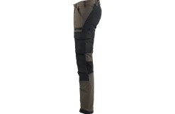Blåkläder bukser med stretch, service, olivengrøn-sort - 4XL
