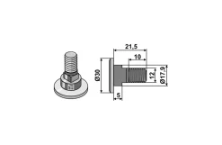 Bolt t/rotorkniv