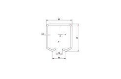 BT2 portskinne, 7 m