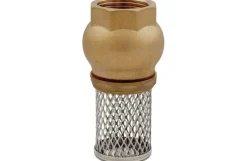 Bundventil 1", messing