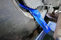 Der Blaue glidestykke med magneter