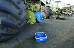 Der Blaue glidestykke med magneter