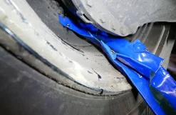 Der Blaue glidestykke med magneter