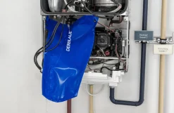 Der Blaue glidestykke med magneter