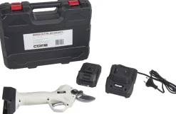 Elektrisk grensaks med 20V batteri og lader
