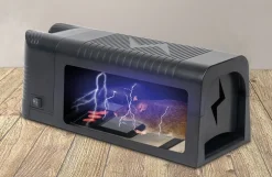 Elektrisk rottefælde med fangst indikator