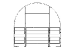 Frontpanel med midterlåge