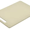 Funktionelt skærebræt i beige plast – 44,5 x 30,5 cm