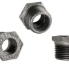 Galv. nippelmuffe, 3/4x1/2"