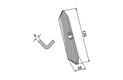 Germinator spids, 5 mm