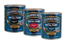 Hammerite smooth finish, sølv