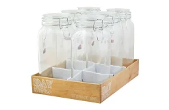 Henkogningsglas, 1,5 liter - 6 stk