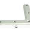 Hjørnejern, 102 x 102 mm