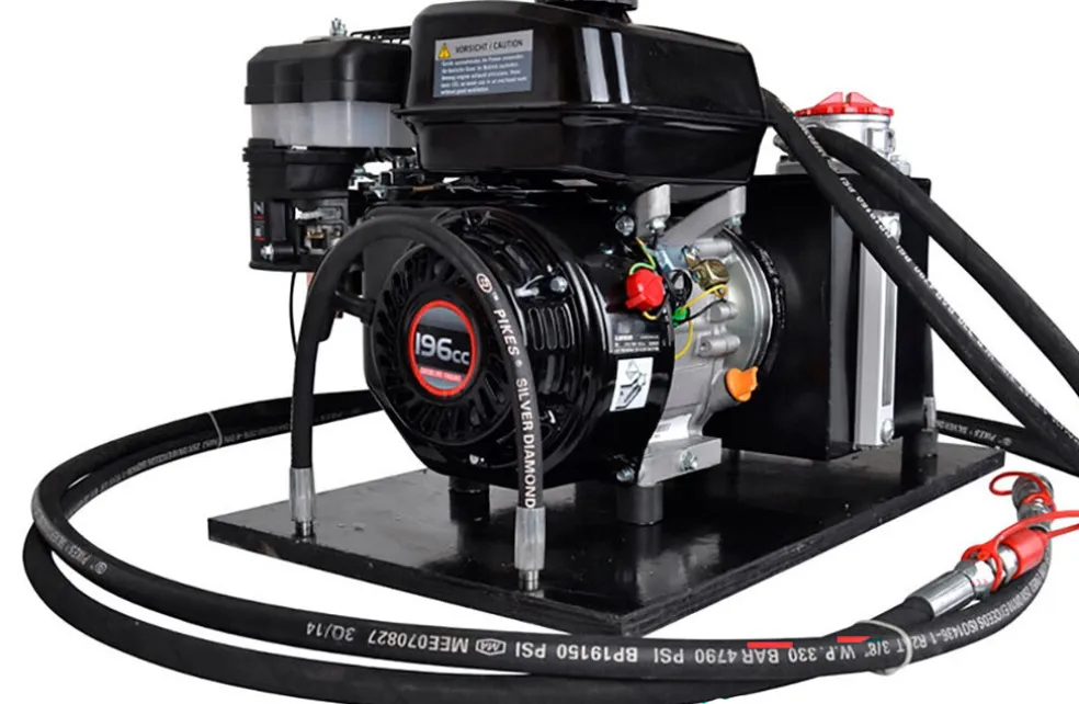 Hydraulikstation med benzinmotor