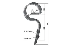 Jackpot S-tand, 32 x 12 mm