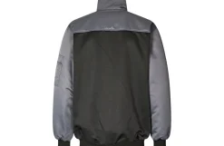 Kansas pilotjakke, model Icon, sort - grå, 4XL