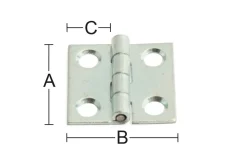 Kanthængsel, lille