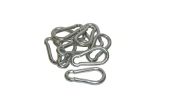 Karabinhager, galv. 6 x 60 mm