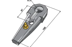 Kverneland/Horsch - adapter
