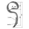 Kverneland Strong S-tand, 32 x 10 mm