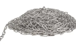 Langkæde, rustfri. 3 mm