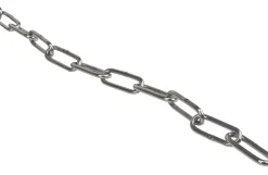 Langkæde, rustfri. 3 mm