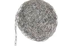 Langkæde, rustfri. 3 mm