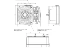 LED-baglygte, H/V