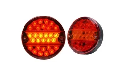 LED-baglygte, Ø142 mm