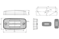 LED-positionslygte, 8 LED