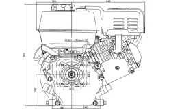 Loncin benzinmotor G210FADA 7HK 212cc