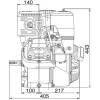 Loncin benzinmotor G420FDI 15 HK 407cc