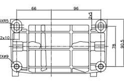 Loncin benzinmotor G210FR 7HK 212cc