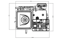 Loncin benzinmotor LC154F 3HK 97cc