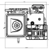 Loncin benzinmotor LC148F-2 2,5HK 80cc