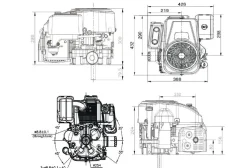 Loncin benzinmotor LC1P92F 14HK 452cc