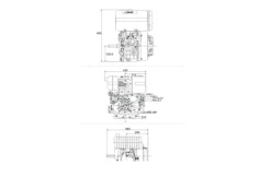 Loncin dieselmotor LC178FDA 7HK 349cc
