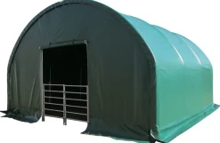 Læskur, 6 x 6 x 3,7 m, med lukket front