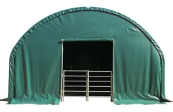 Læskur, 6 x 6 x 3,7 m, med lukket front